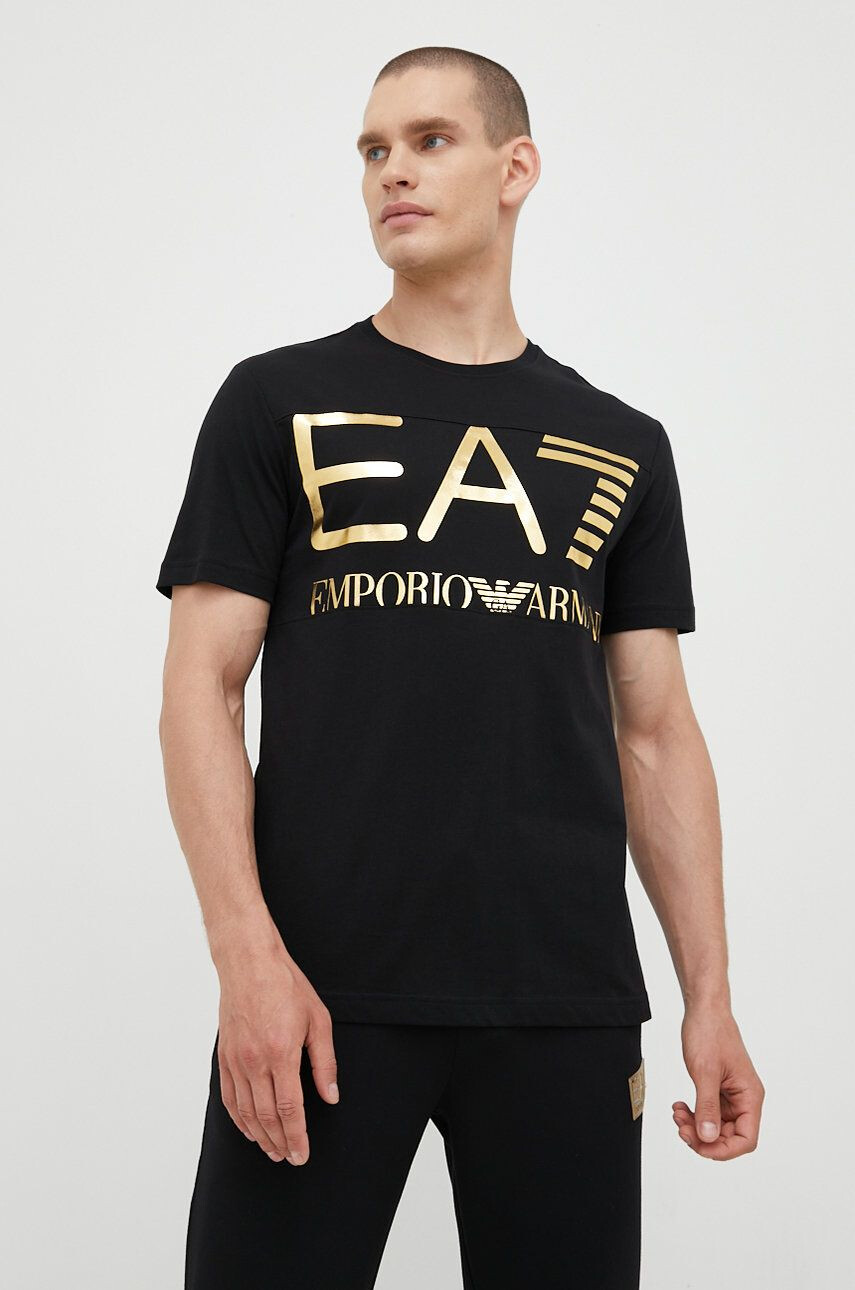 EA7 Emporio Armani Памучна тениска - Pepit.bg