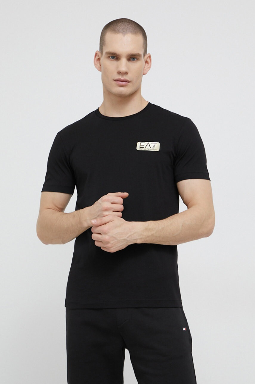 EA7 Emporio Armani Памучна тениска - Pepit.bg
