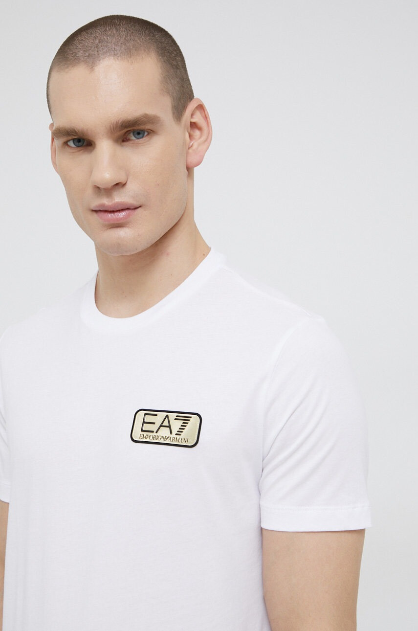 EA7 Emporio Armani Памучна тениска - Pepit.bg