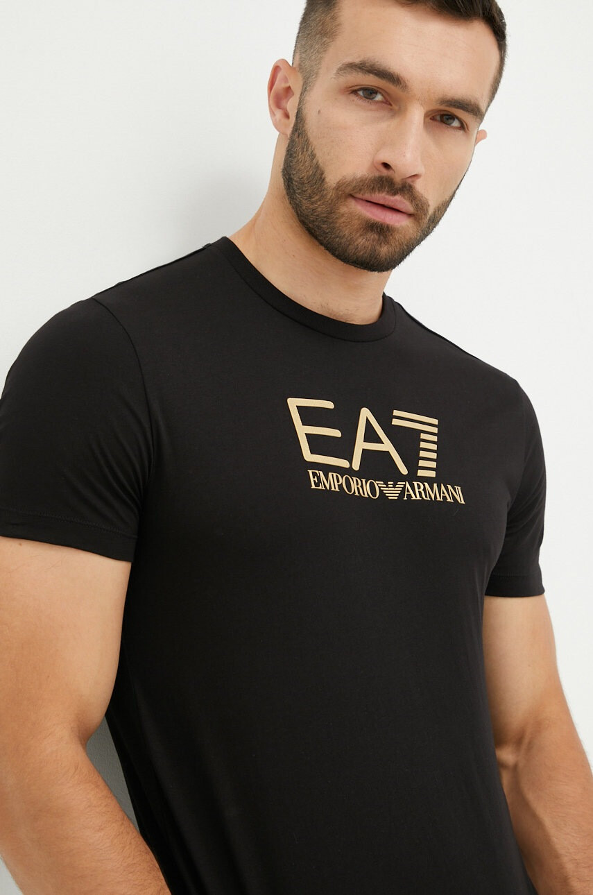 EA7 Emporio Armani Памучна тениска - Pepit.bg
