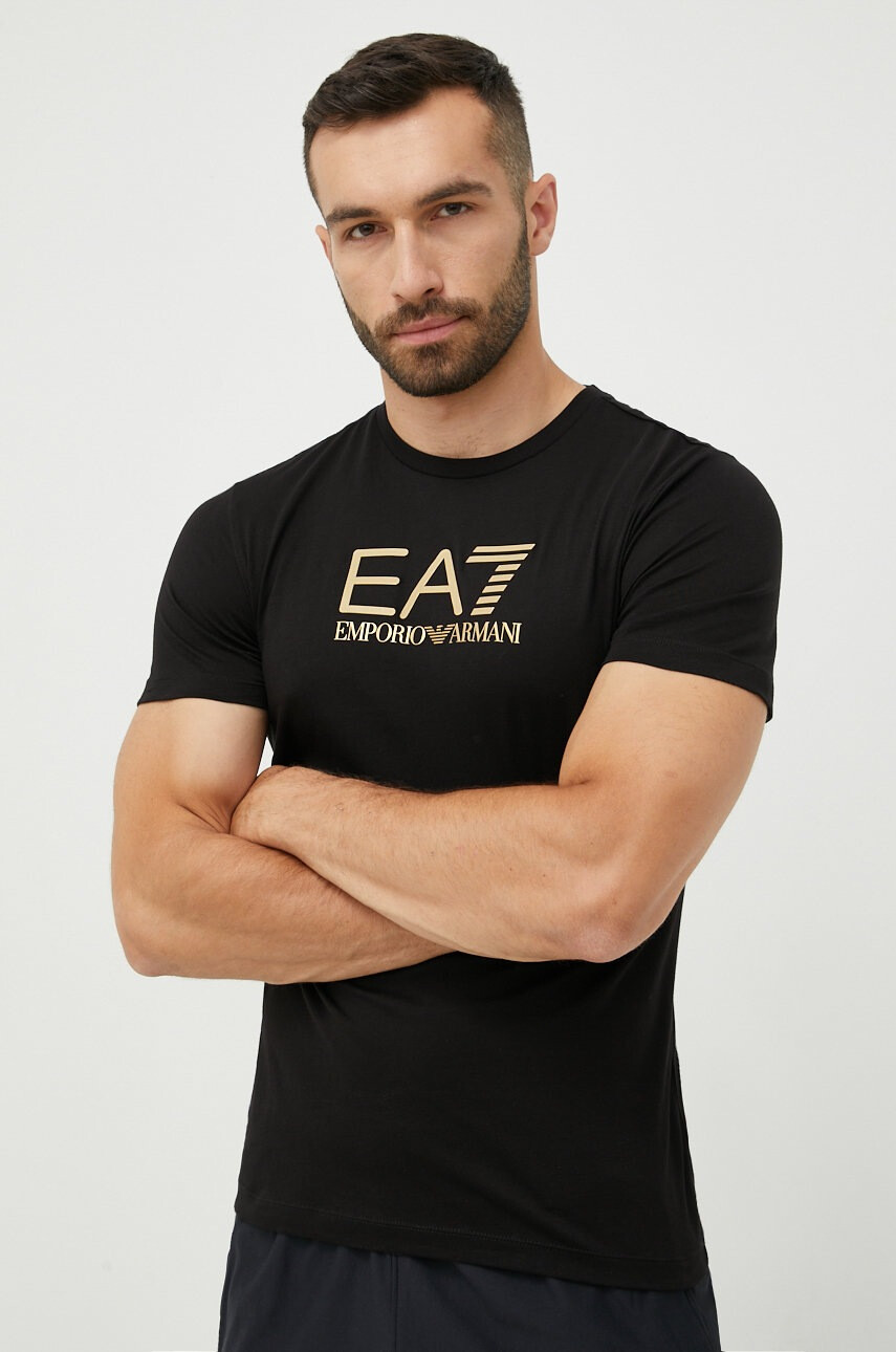EA7 Emporio Armani Памучна тениска - Pepit.bg