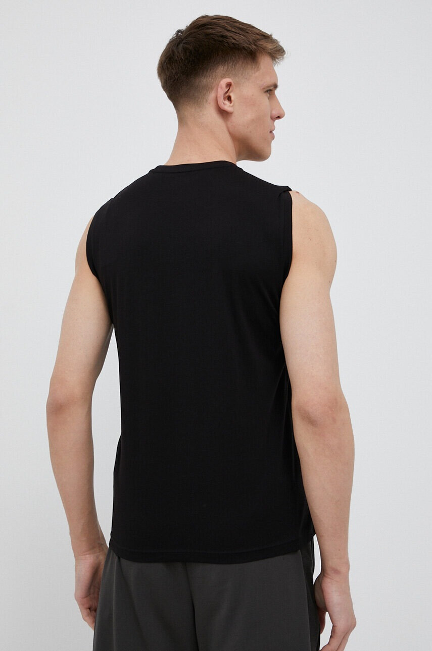 EA7 Emporio Armani Памучна тениска в черно - Pepit.bg