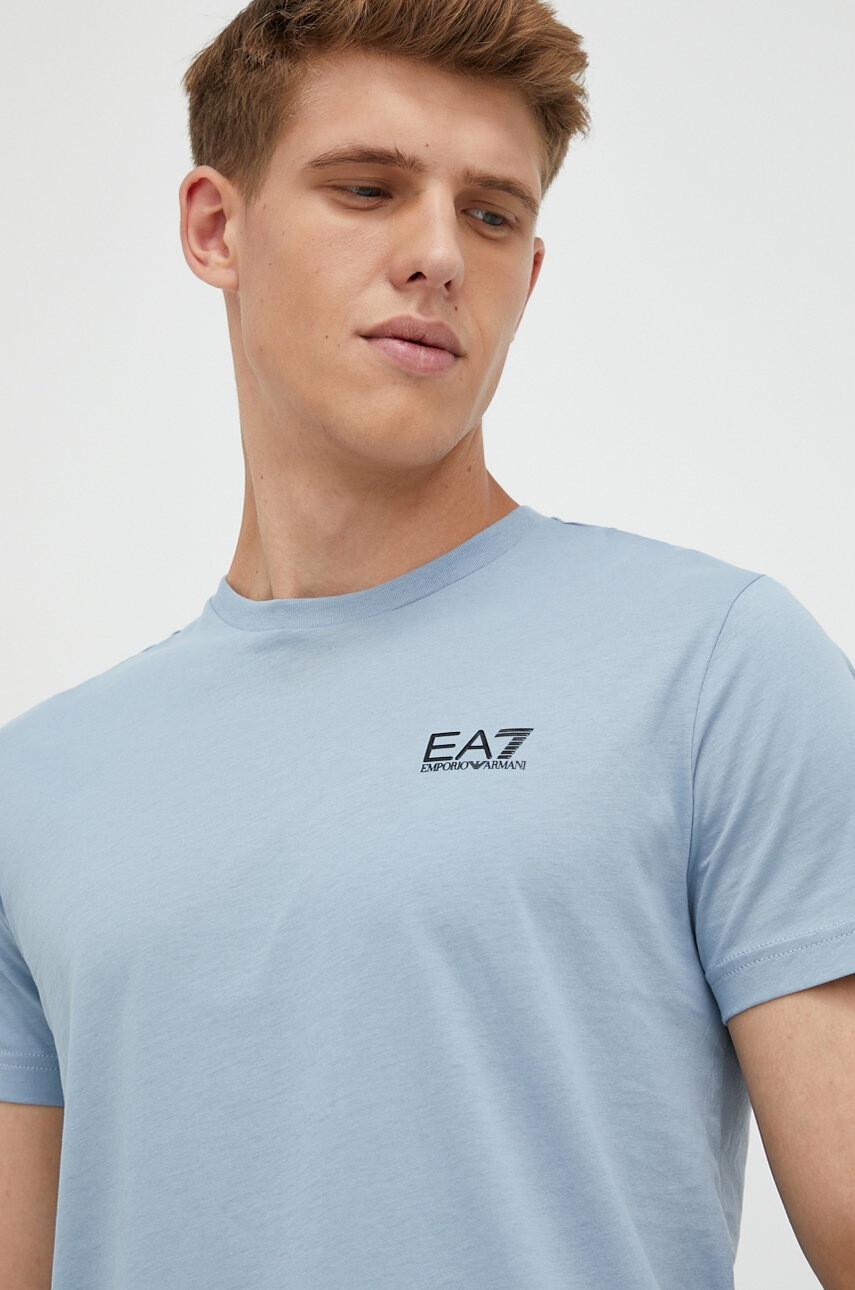 EA7 Emporio Armani Памучна тениска - Pepit.bg