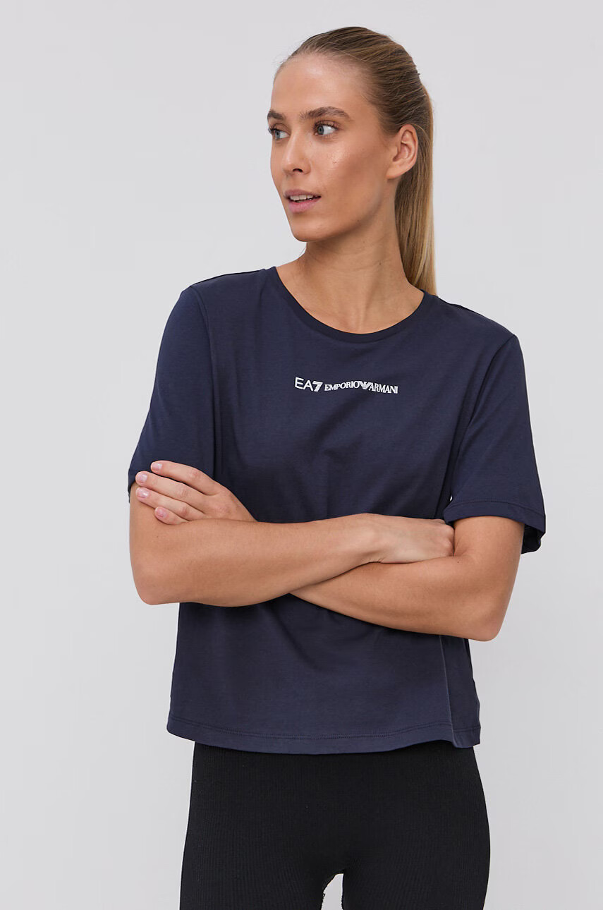 EA7 Emporio Armani Памучна тениска - Pepit.bg
