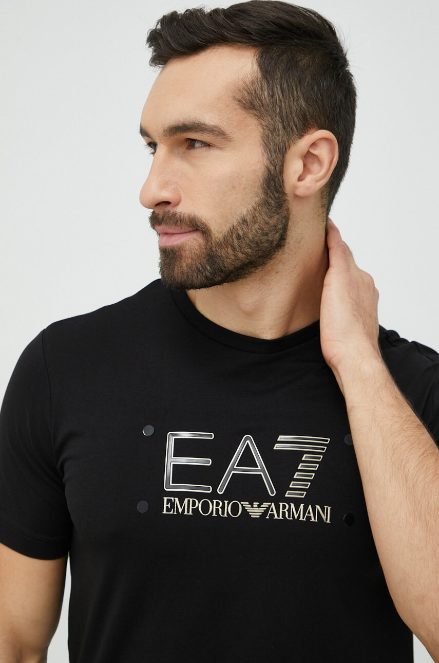 EA7 Emporio Armani Памучна тениска - Pepit.bg