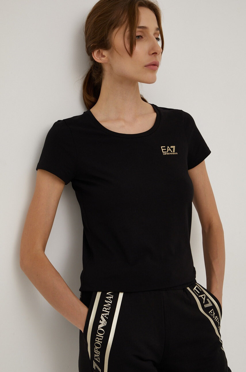 EA7 Emporio Armani Памучна тениска - Pepit.bg