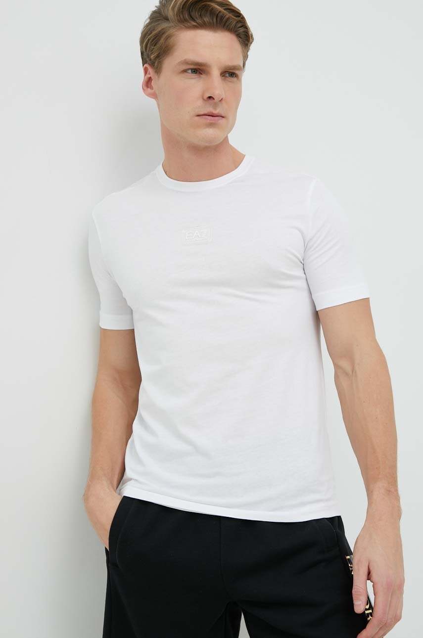 EA7 Emporio Armani Памучна тениска - Pepit.bg