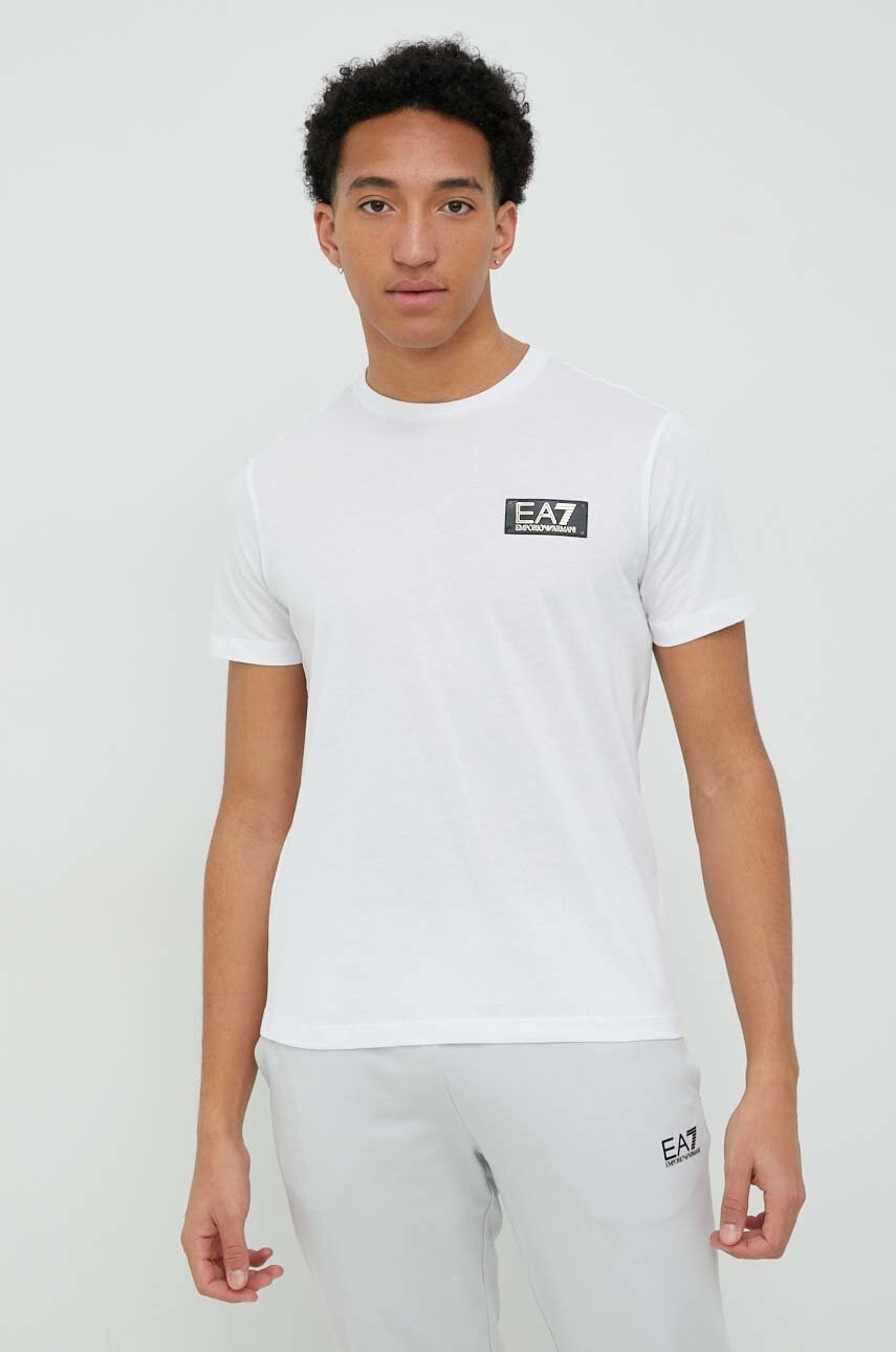 EA7 Emporio Armani Памучна тениска - Pepit.bg