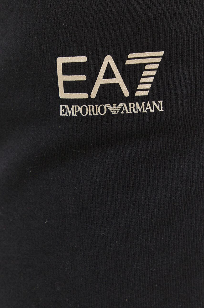 EA7 Emporio Armani Панталон дамски в черно с изчистен дизайн - Pepit.bg