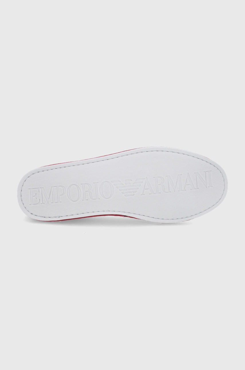 EA7 Emporio Armani Пантофи в червено - Pepit.bg