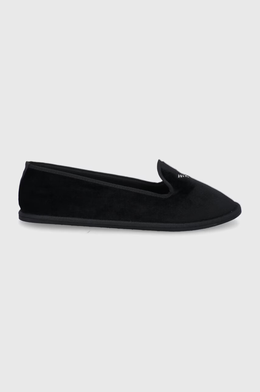 EA7 Emporio Armani Пантофи в черно - Pepit.bg