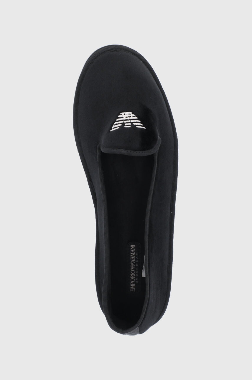 EA7 Emporio Armani Пантофи в черно - Pepit.bg