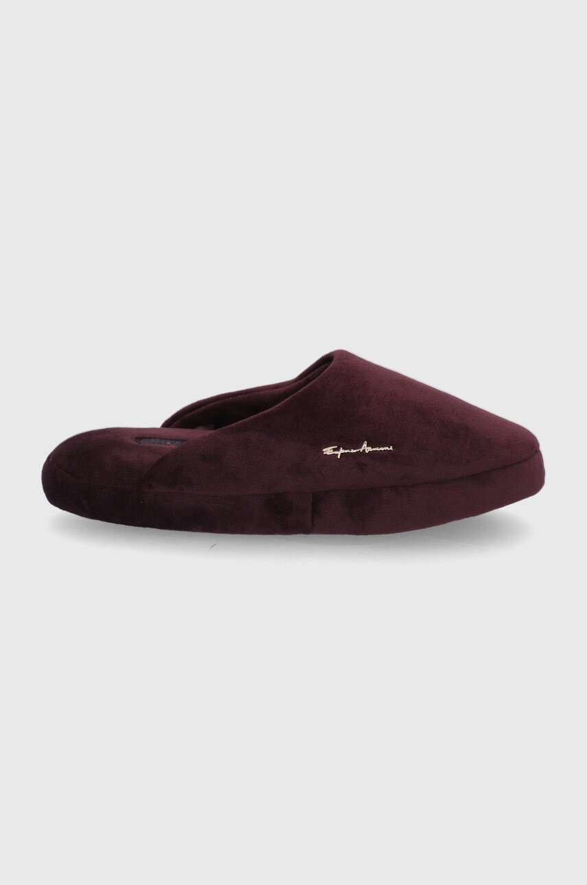 EA7 Emporio Armani Пантофи в бордо - Pepit.bg