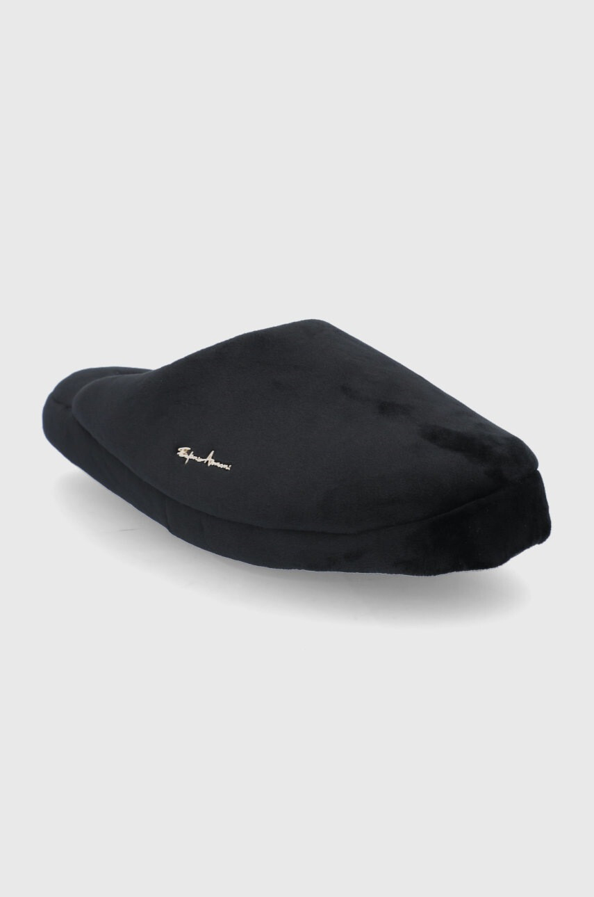 EA7 Emporio Armani Пантофи в черно - Pepit.bg