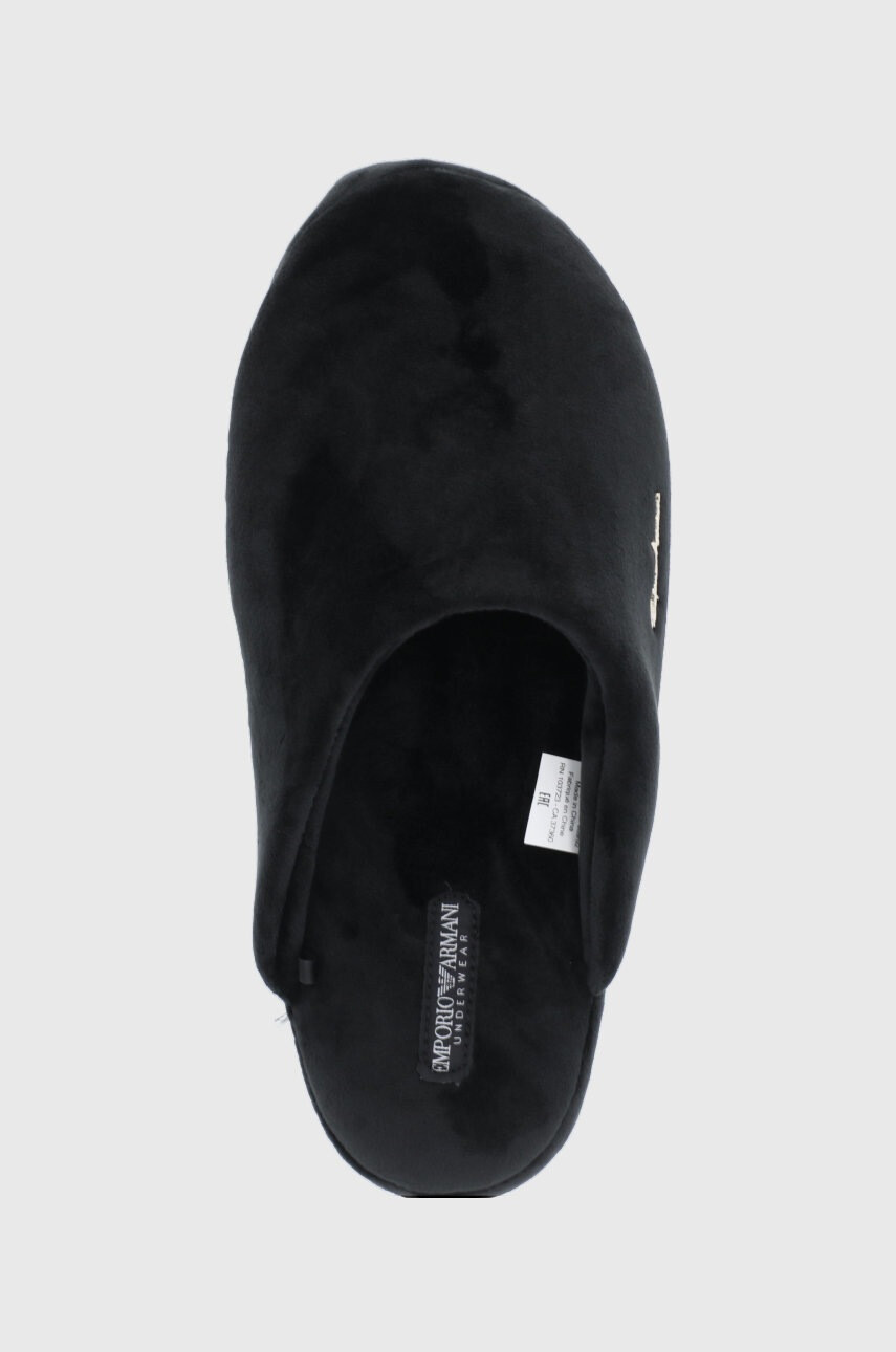 EA7 Emporio Armani Пантофи в черно - Pepit.bg