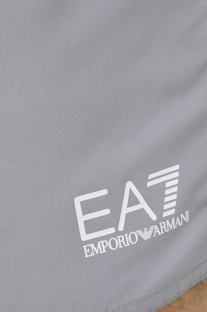 EA7 Emporio Armani Плувни шорти в сиво - Pepit.bg