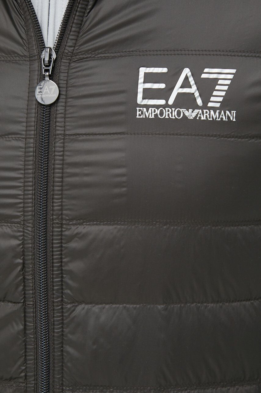 EA7 Emporio Armani Пухено яке в черно с преходна изолация - Pepit.bg