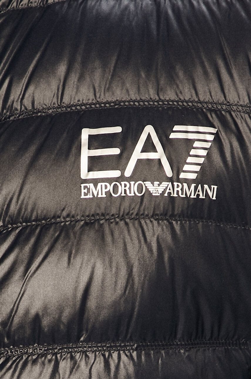 EA7 Emporio Armani Пухено яке в тъмносиньо с преходна изолация - Pepit.bg