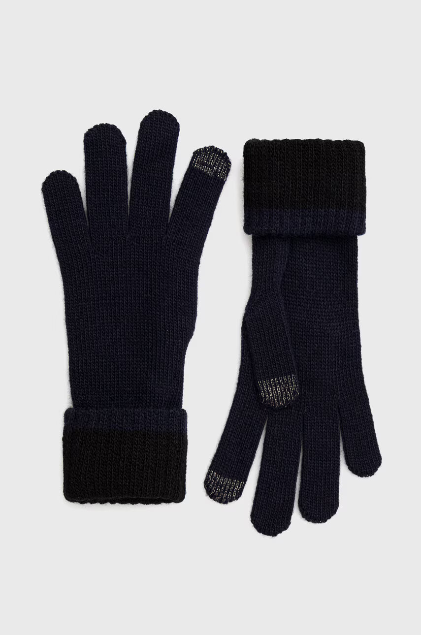 EA7 Emporio Armani Ръкавици в тъмносиньо - Pepit.bg