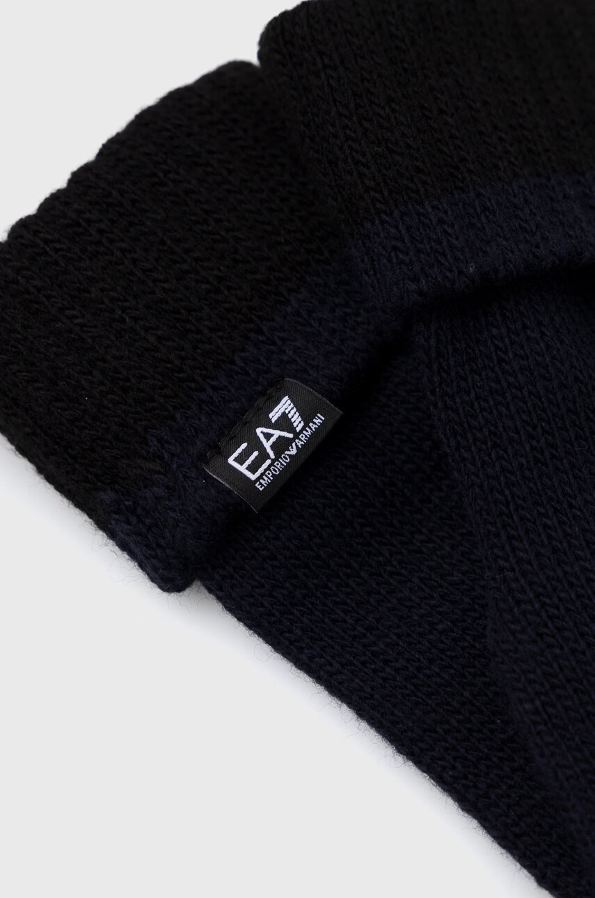 EA7 Emporio Armani Ръкавици в тъмносиньо - Pepit.bg