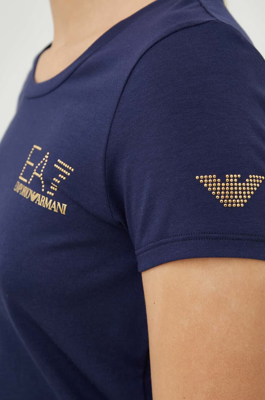 EA7 Emporio Armani Тениска в бяло - Pepit.bg