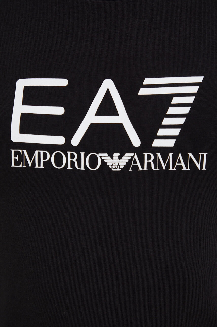 EA7 Emporio Armani Тениска в черно - Pepit.bg