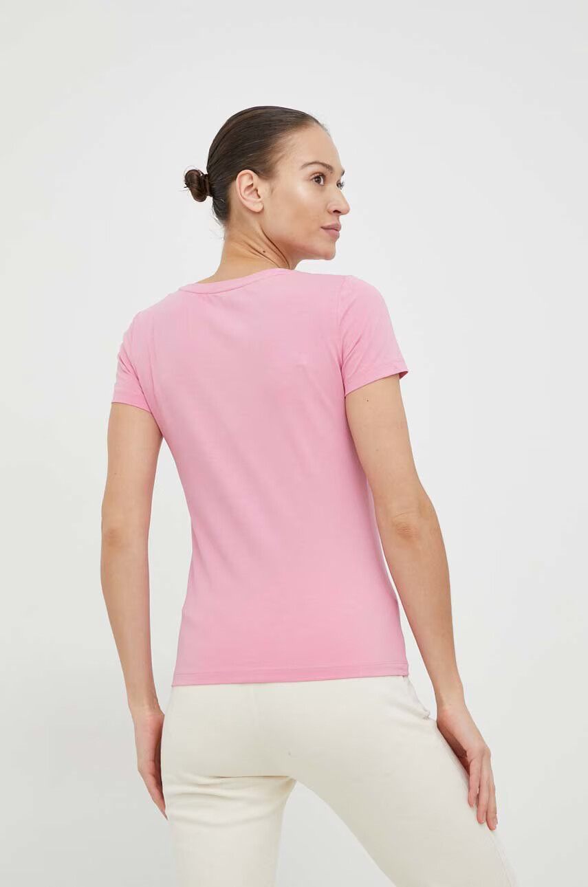 EA7 Emporio Armani Тениска в розово - Pepit.bg