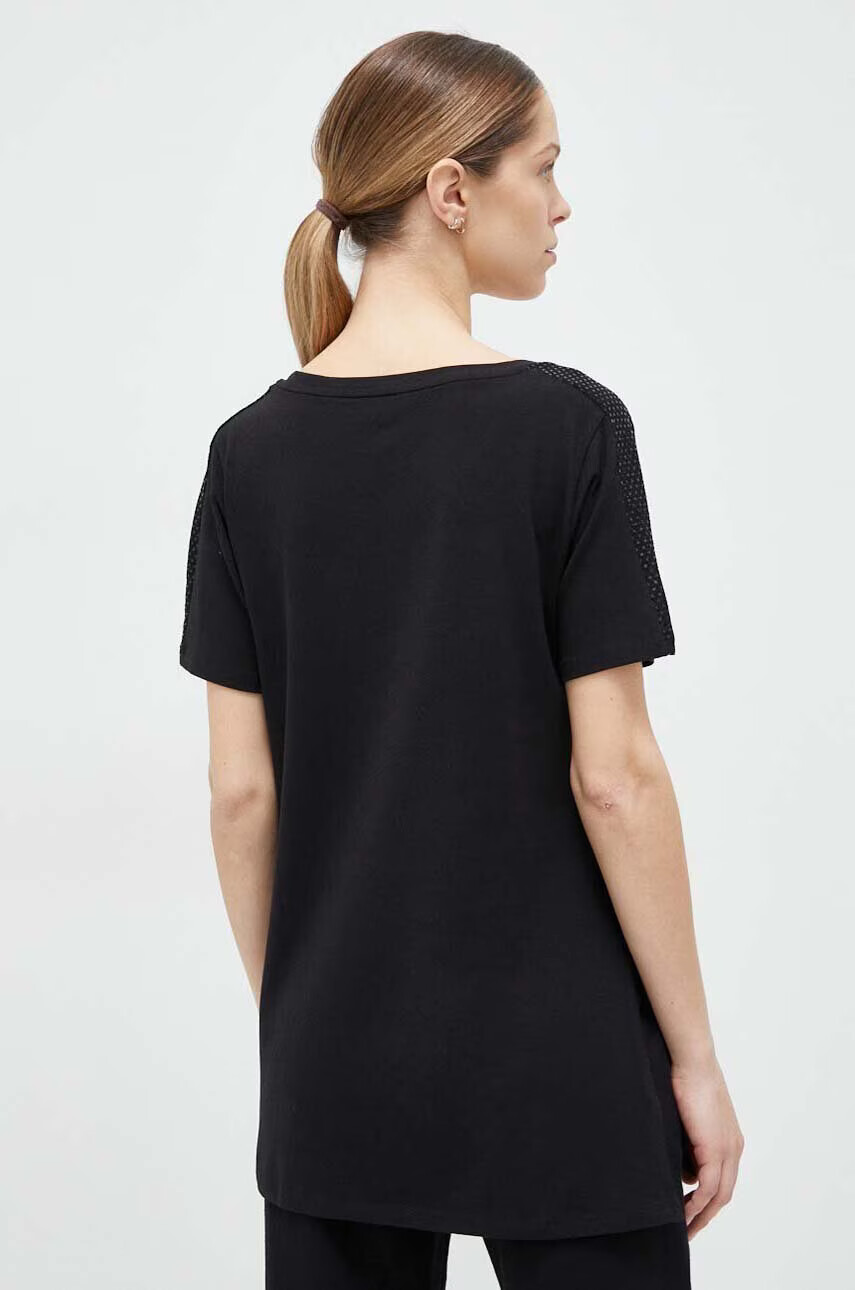 EA7 Emporio Armani Тениска в черно - Pepit.bg