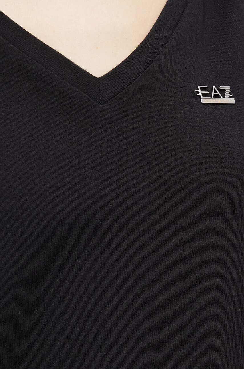 EA7 Emporio Armani Тениска в черно - Pepit.bg
