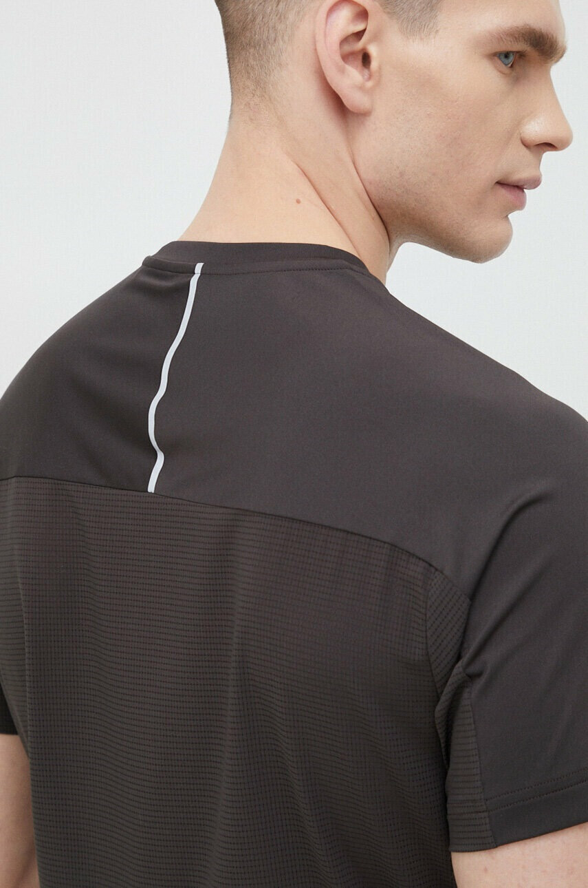 EA7 Emporio Armani Тениска в сиво с принт - Pepit.bg