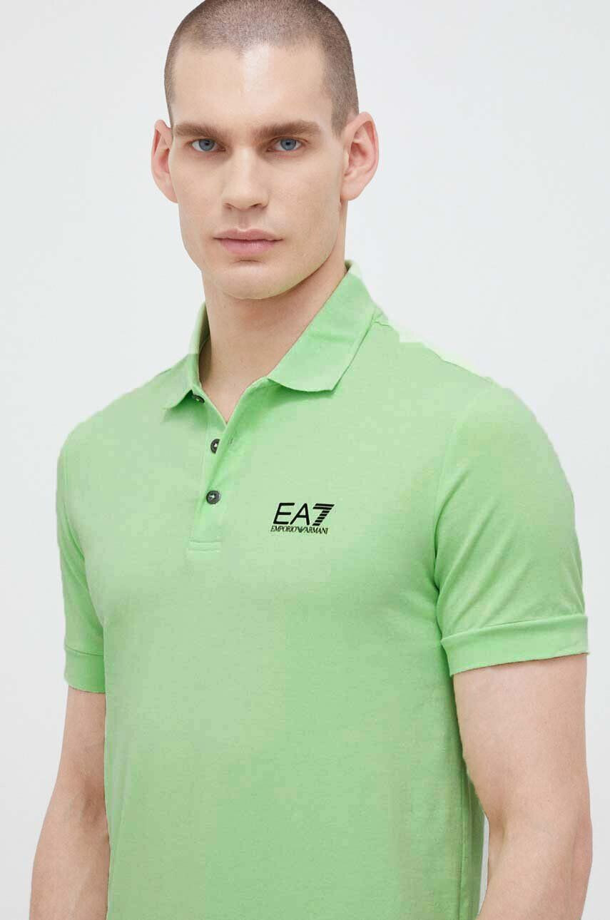 EA7 Emporio Armani Тениска с яка - Pepit.bg