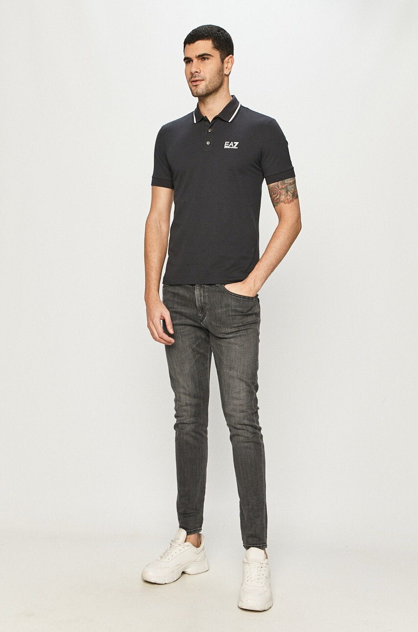 EA7 Emporio Armani Тениска с яка - Pepit.bg
