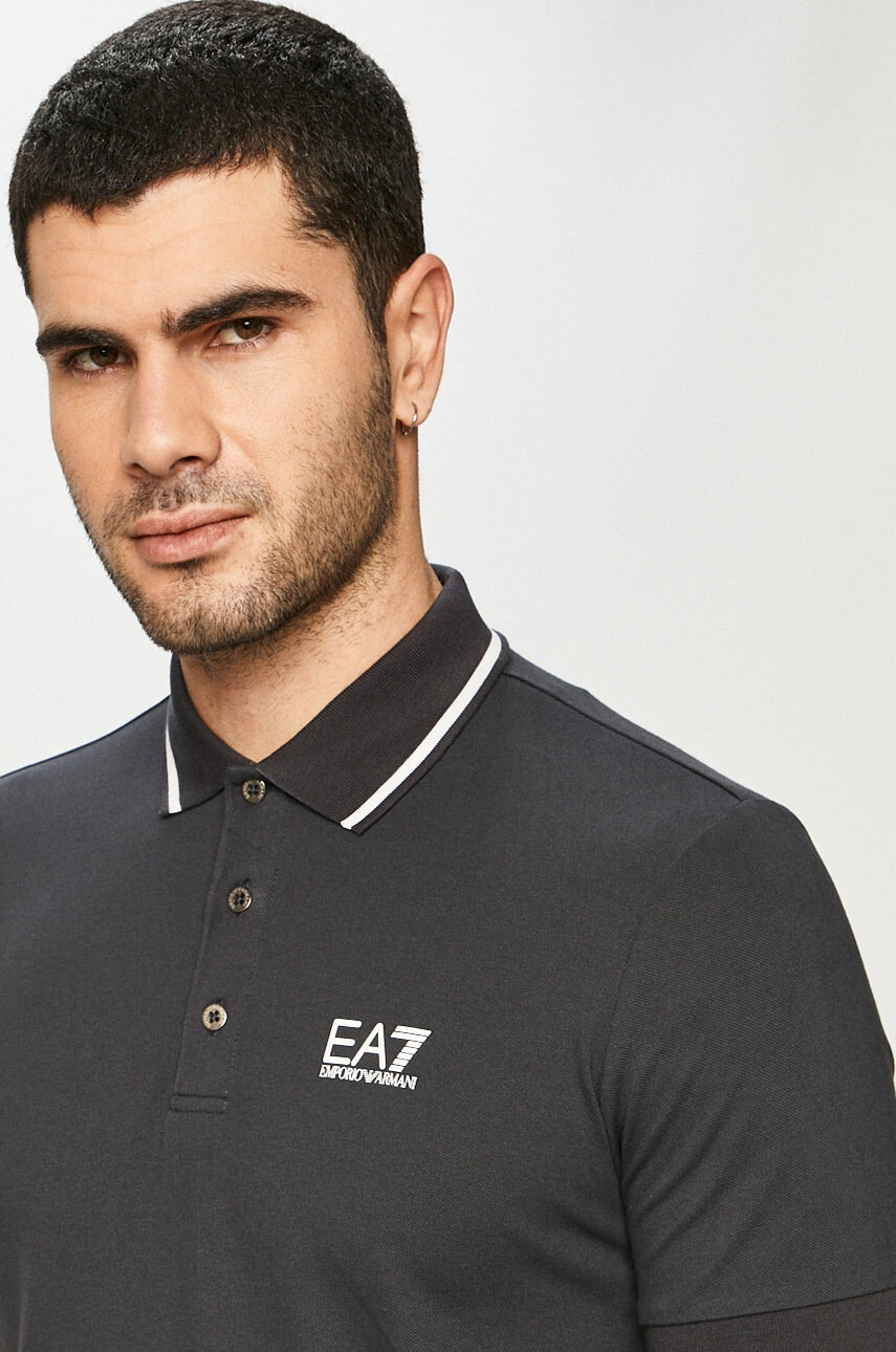 EA7 Emporio Armani Тениска с яка - Pepit.bg