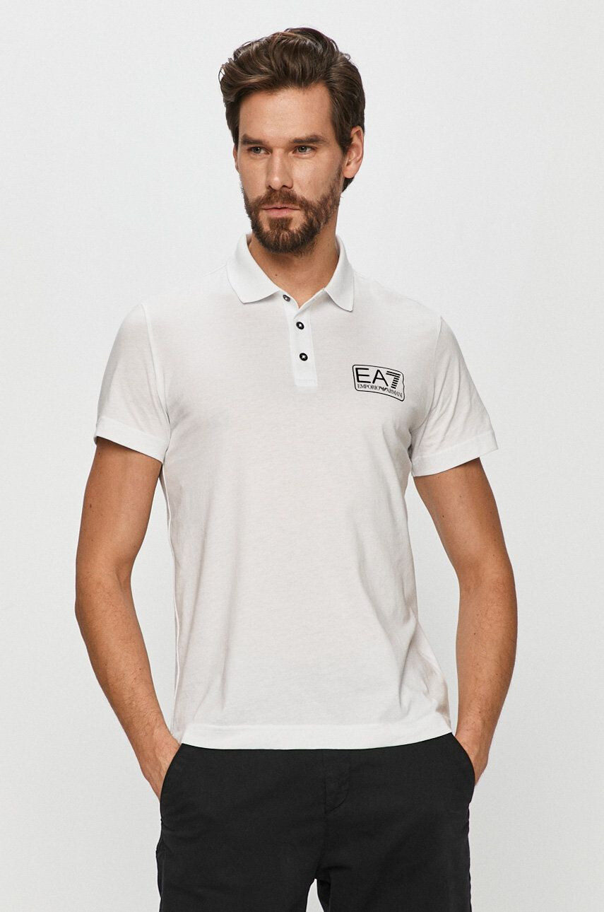 EA7 Emporio Armani Тениска с яка - Pepit.bg