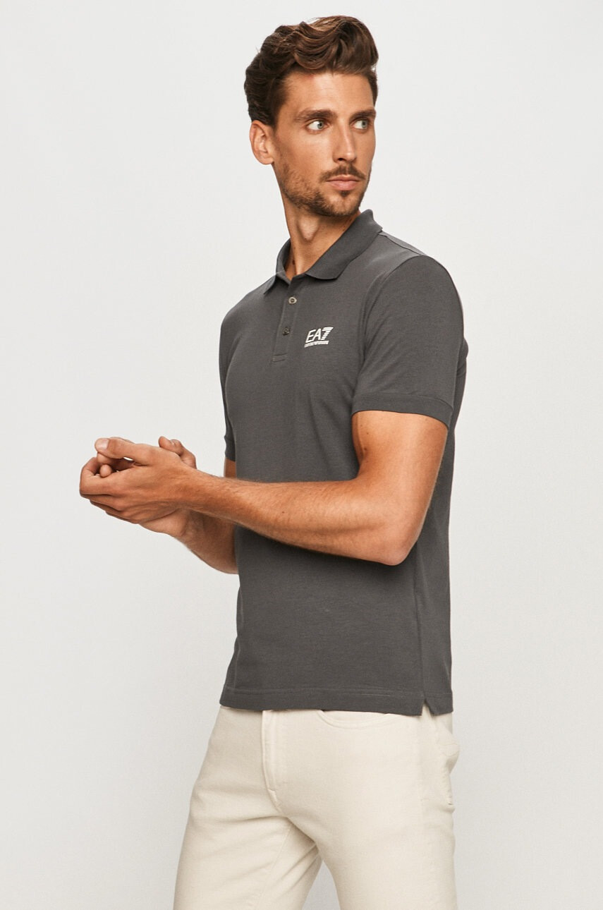 EA7 Emporio Armani Тениска с яка - Pepit.bg
