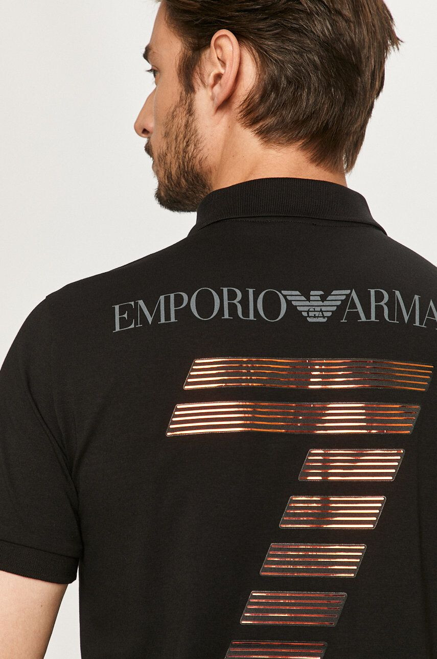 EA7 Emporio Armani Тениска с яка - Pepit.bg