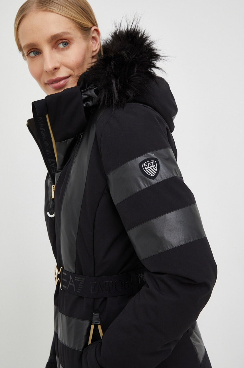 EA7 Emporio Armani Яке в черно - Pepit.bg