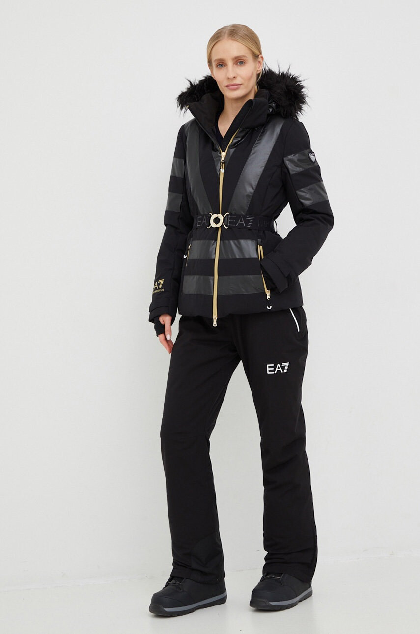 EA7 Emporio Armani Яке в черно - Pepit.bg