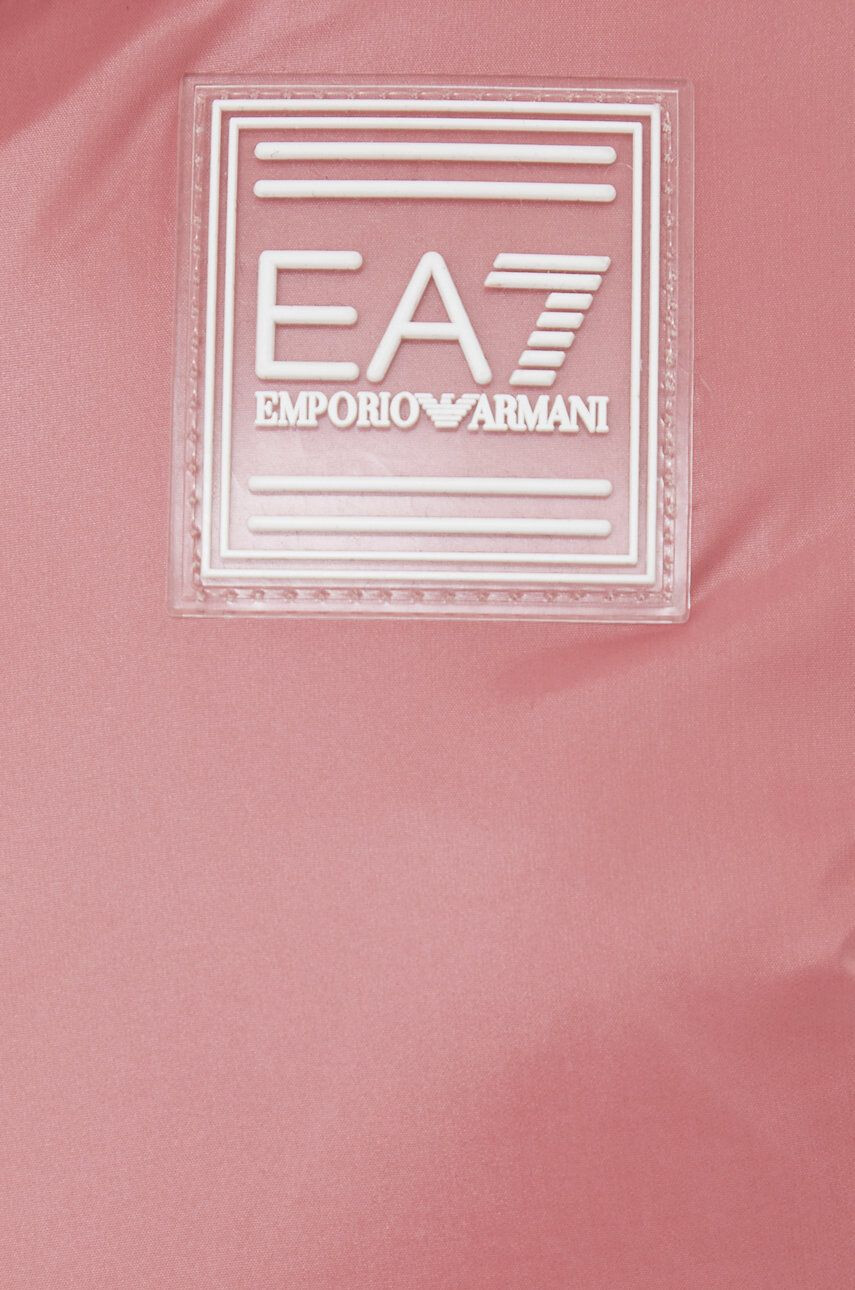 EA7 Emporio Armani Яке в розово със зимна изолация - Pepit.bg