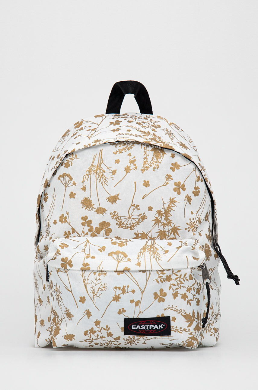 Eastpak Раница дамска в бяло голям размер с десен - Pepit.bg