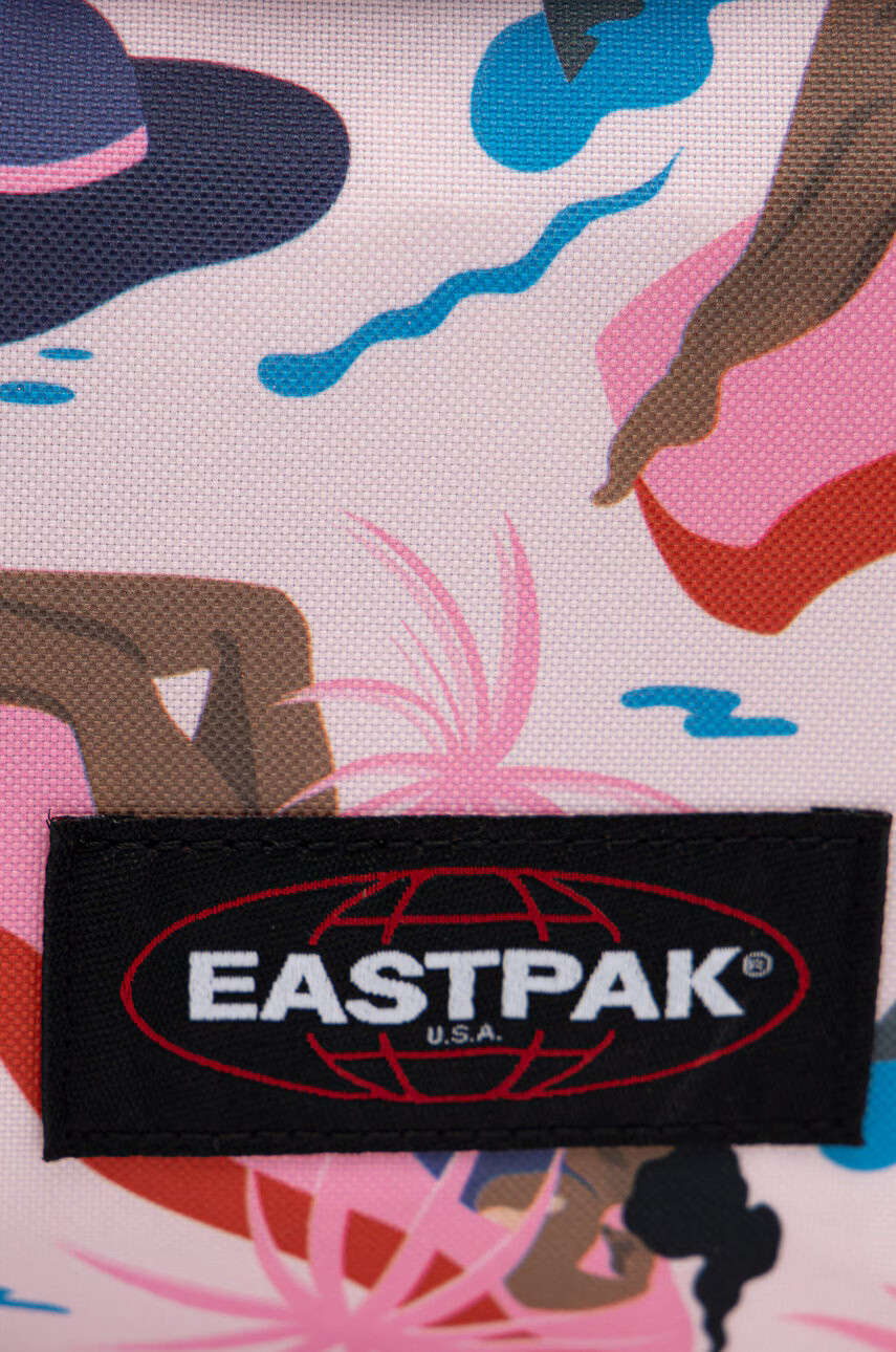 Eastpak Раница в розово голям размер с десен - Pepit.bg