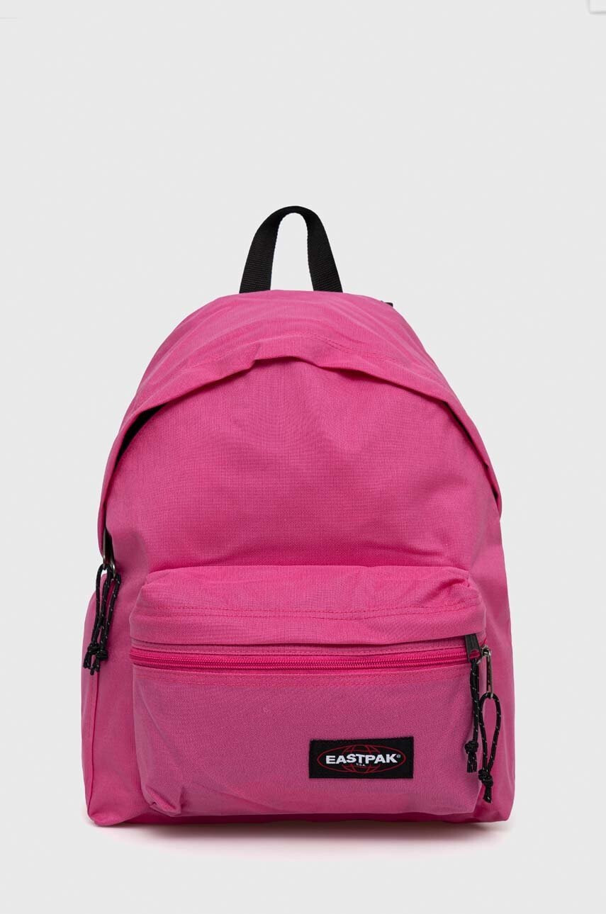 Eastpak Раница в розово голям размер с апликация - Pepit.bg