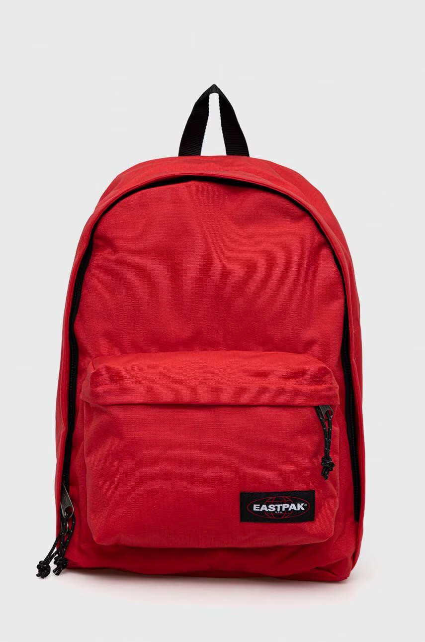 Eastpak Раница в червено голям размер с изчистен дизайн - Pepit.bg
