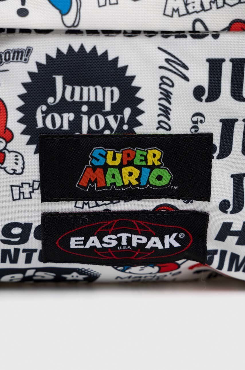 Eastpak Раница x Super Mario в бяло голям размер с десен - Pepit.bg