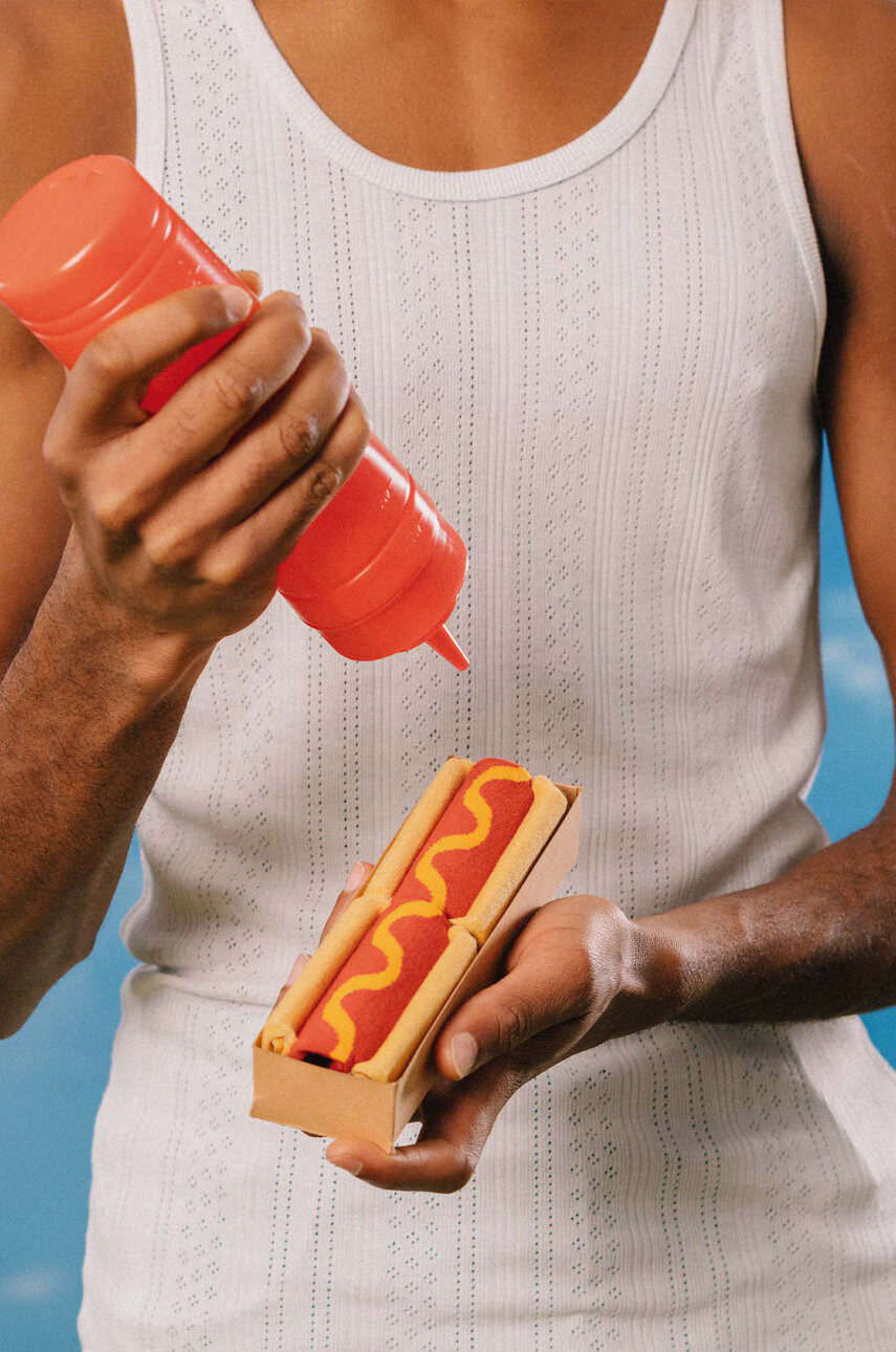 Eat My Socks Чорапи Hot Dog - Pepit.bg