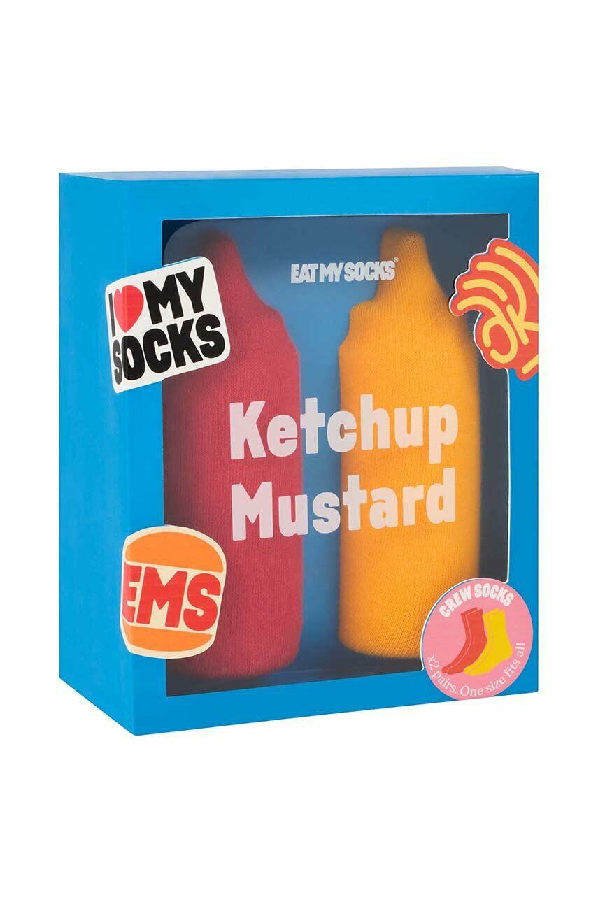 Eat My Socks Чорапи Ketchup & Mustard (2 чифта) - Pepit.bg