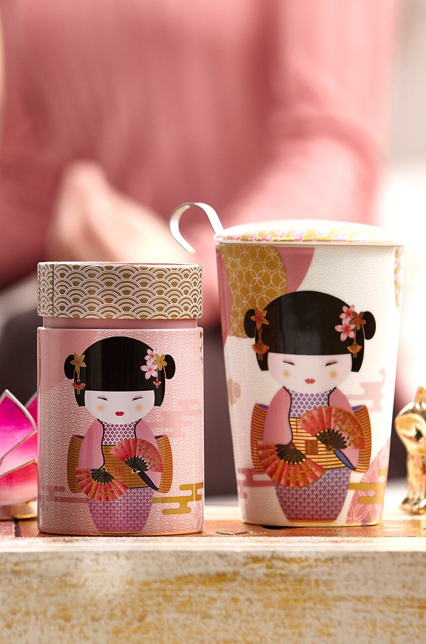 Eigenart Чаша с цедка TeaEve Little Geisha - Pepit.bg