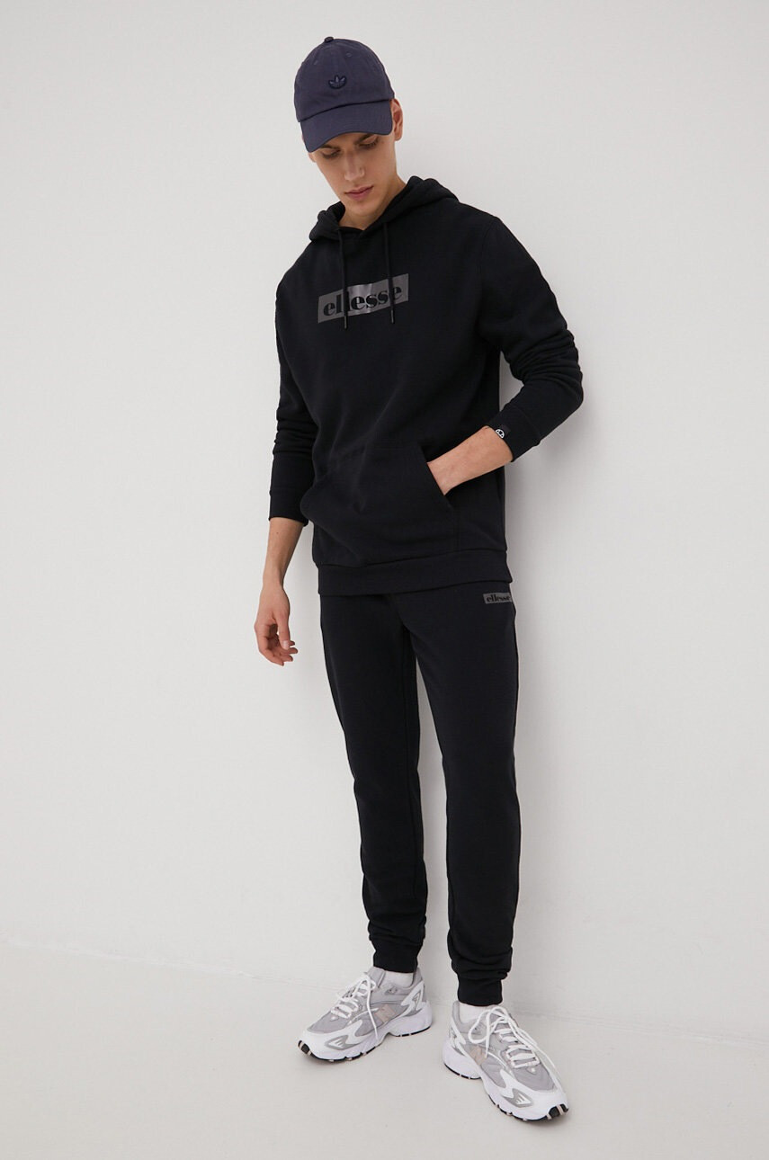 Ellesse Анцуг мъжки в черно - Pepit.bg