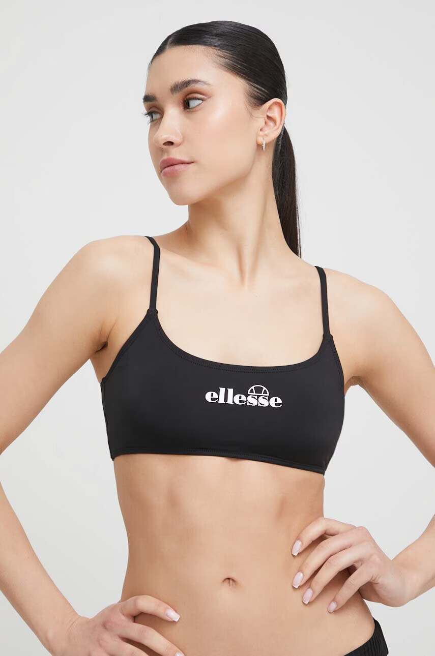 Ellesse Горнище на бански в черно с леко подплатена чашка - Pepit.bg