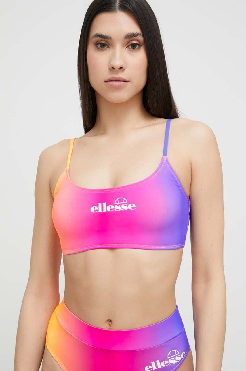 Ellesse Горнище на бански в розово с леко подплатена чашка - Pepit.bg